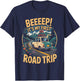 Beeep It's My First Road Trip Family Funny First Road Trip T-Shirt - T-Shirt | Navy