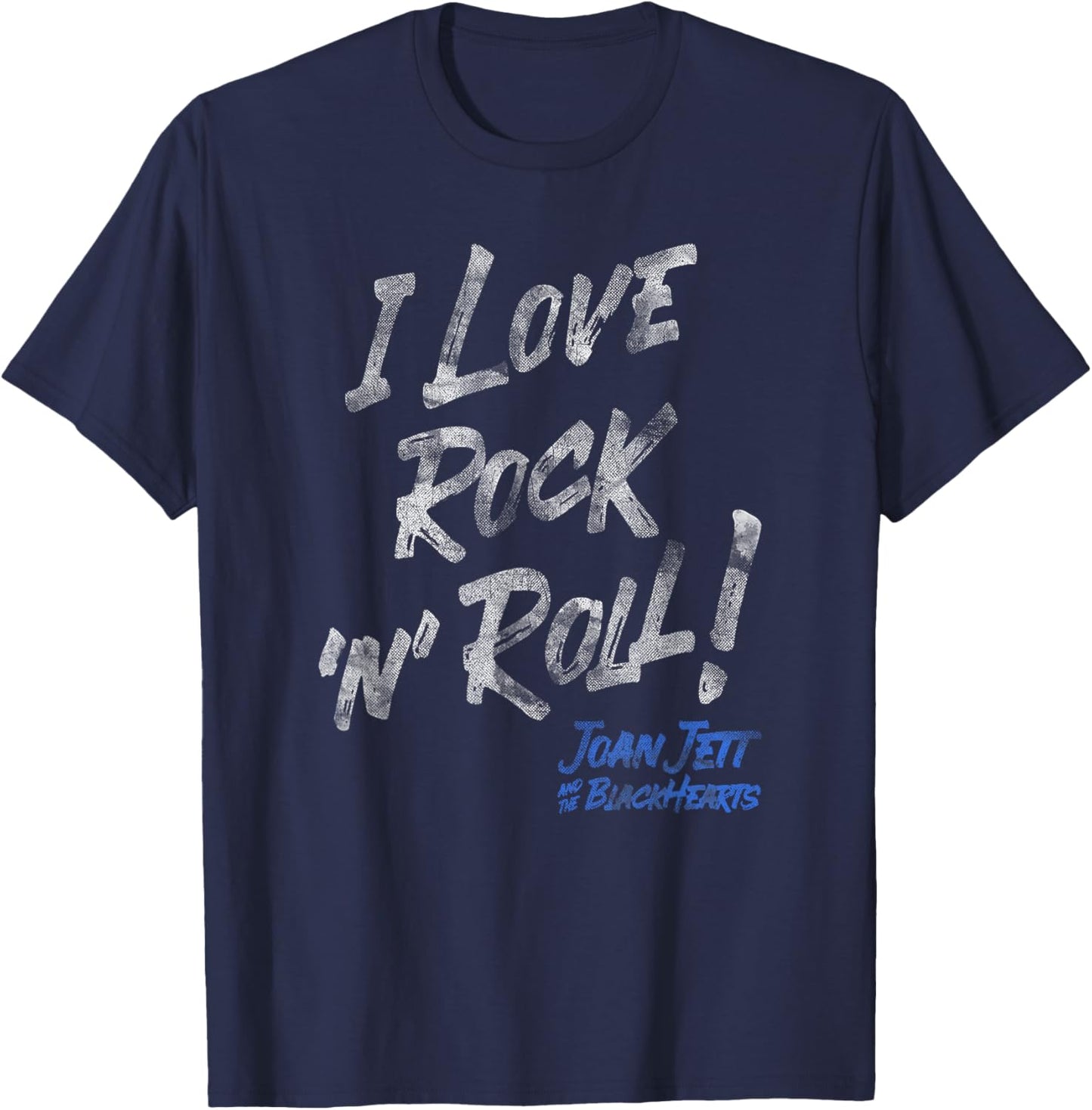 Joan Jett et Les Blackhearts - J'adore Le Rock 'n' Roll T-Shirt - T-Shirt | Navy