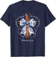 She is Clothed with Strength and Dignity She Laughs T-Shirt - T-Shirt | Navy