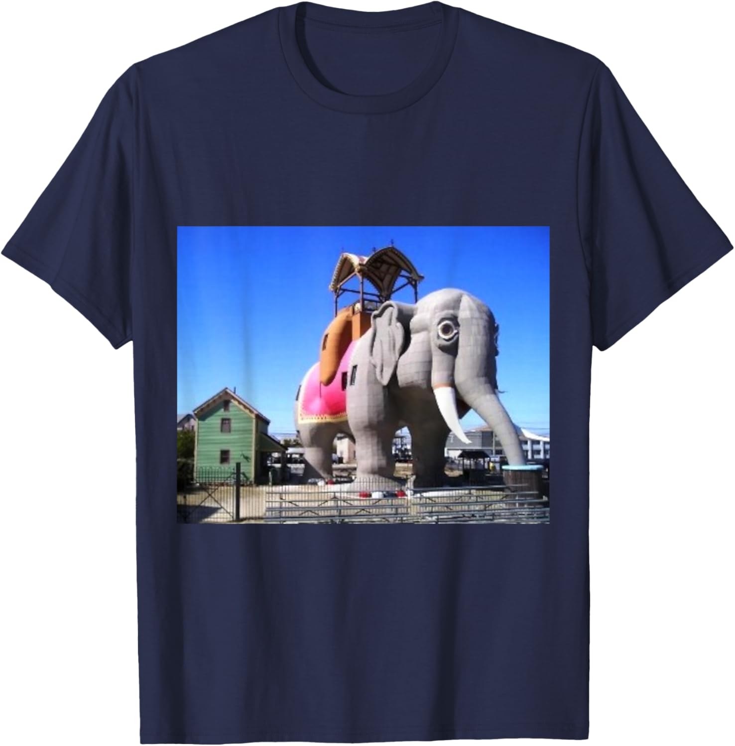 Lucy the Elephant T-Shirt - T-Shirt | Navy