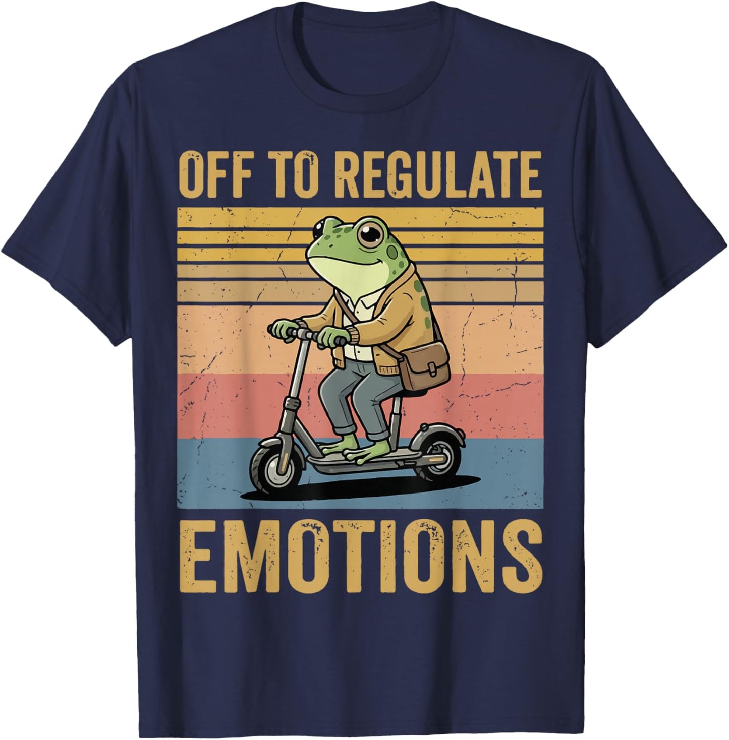 Off to Regulate Emotions Behavior Specialist T-Shirt - T-Shirt | Navy