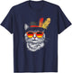 Cute Cat German Flag Oktoberfest Costume Germany Festival T-Shirt - T-Shirt | Navy