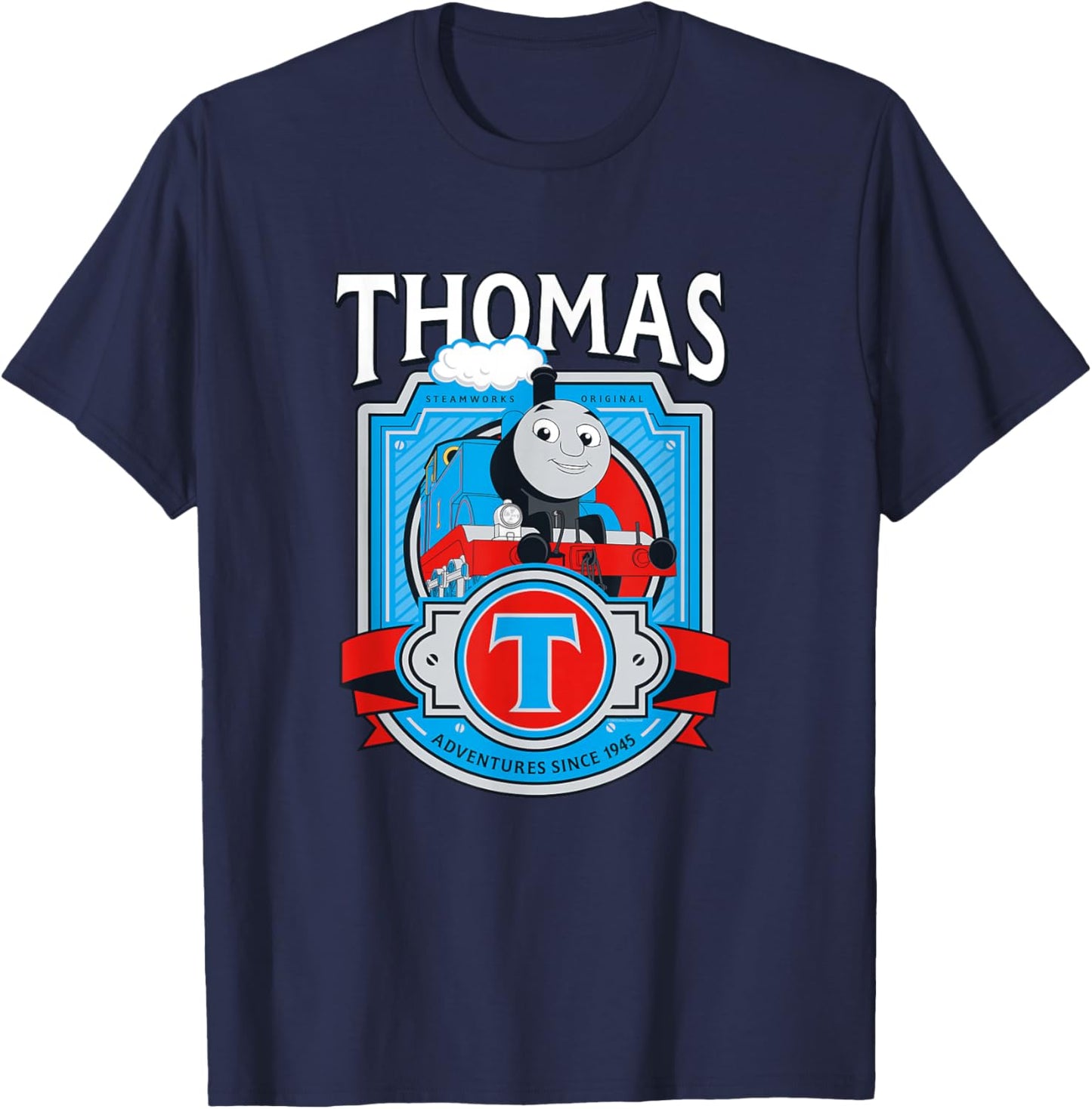 Thomas & Friends - Thomas Adventures Since 1945 T-Shirt - T-Shirt | Navy