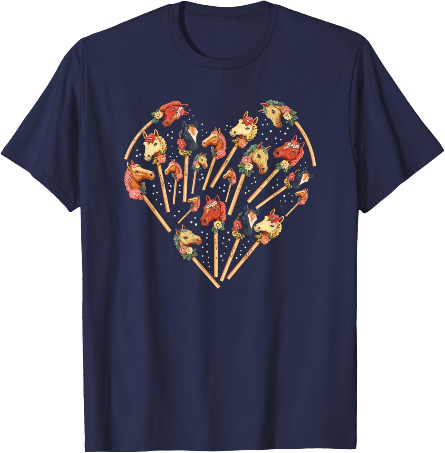 Hobby Horsing Cute Stick Horse Saying for Girls and Women T-Shirt - T-Shirt | Navy