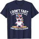 I Don't Fart I Just Whisper in My Pants T-Shirt - T-Shirt | Navy