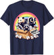 Adopt A Street Cat Funny Opossum Raccoon Skunk Vintage T-Shirt - T-Shirt | Navy