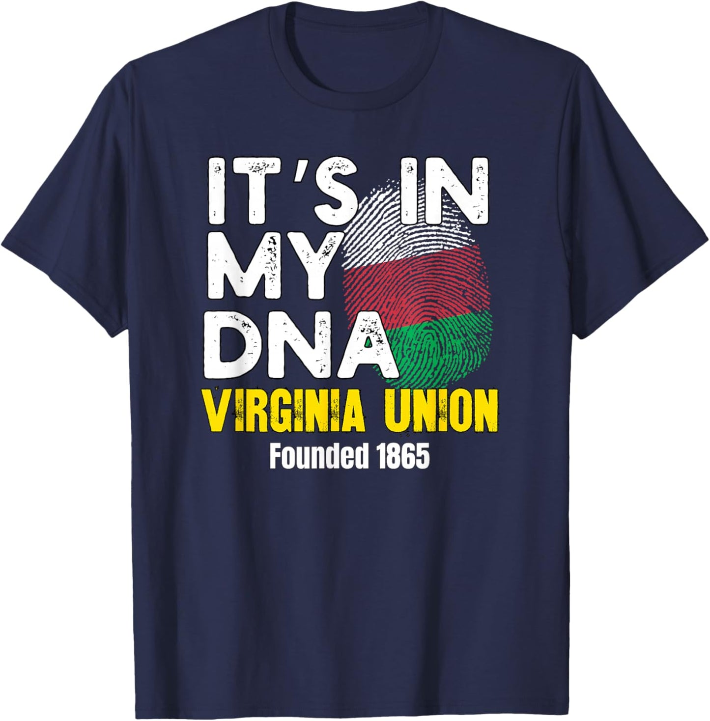 Virginia Union, VUU, Souvenir HBC Urban Apparel T-Shirt - T-Shirt | Navy