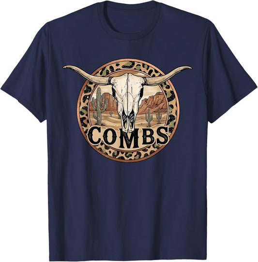 Retro Combs Name Gifts Women Boys Kids T-Shirt - T-Shirt | Navy