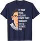 RBG If Your Voice Held No Power They Wouldn't Try To Silence T-Shirt - T-Shirt | Navy