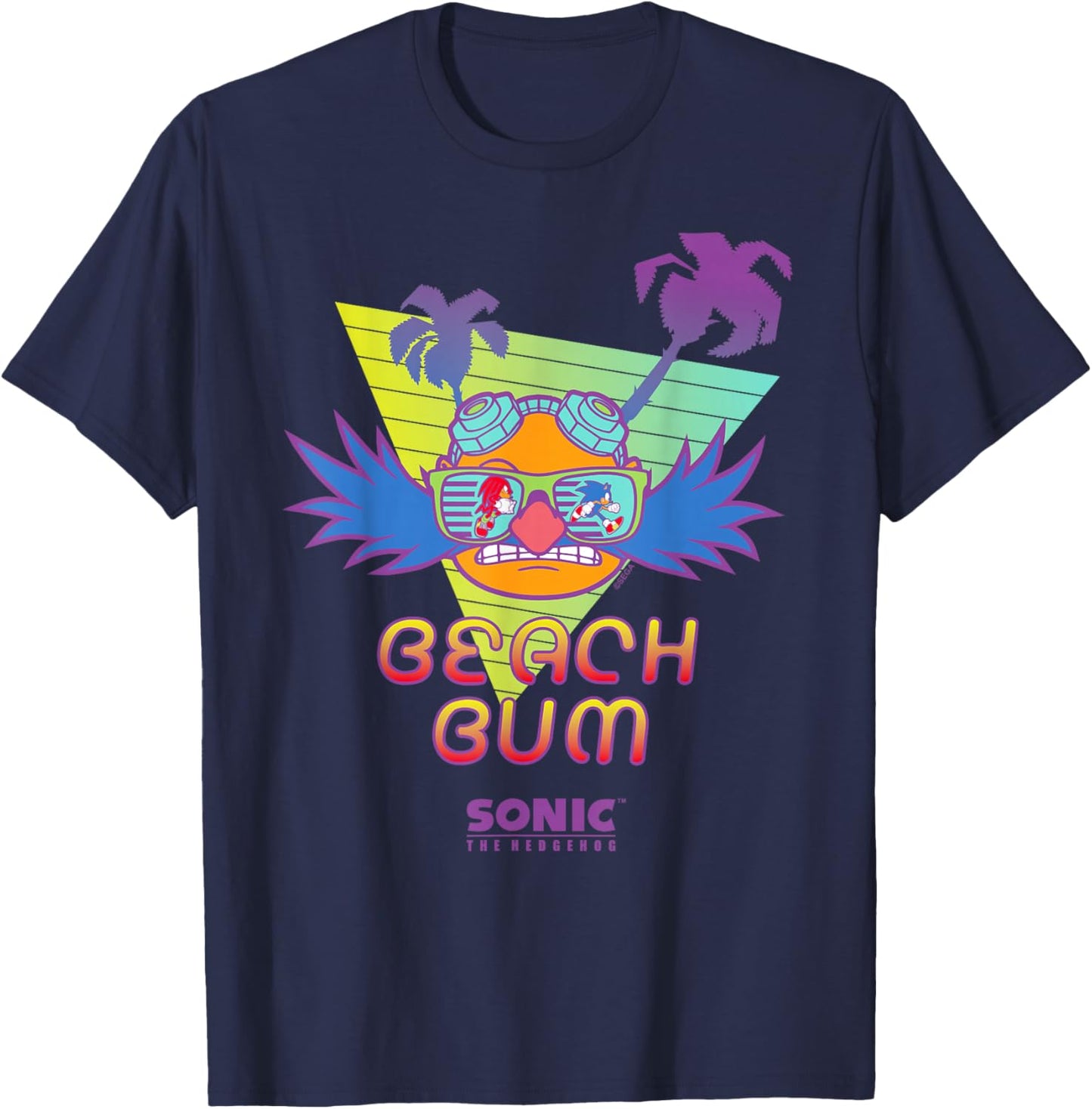 Sonic the Hedgehog - "Beach Bum" Dr. Eggman T-Shirt - T-Shirt | Navy