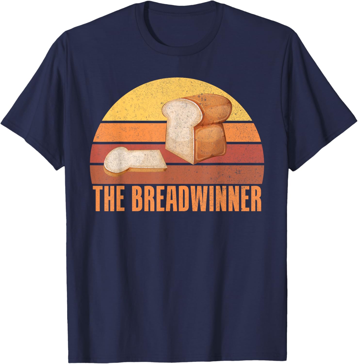 The Breadwinner Bread Baking T-Shirt - T-Shirt | Navy