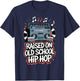 Raised On Old School Hip Hop T-Shirt - T-Shirt | Navy