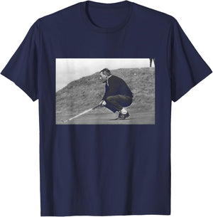 British Open Golf Arnold Palmer On The Putting Green 1965 T-Shirt - T-Shirt | Navy
