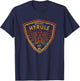 The Legend of Zelda Explore Hyrule Est. '86 Shield Logo T-Shirt - T-Shirt | Navy