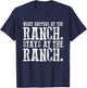 What Happens At the Ranch Stays at the Ranch T-Shirt - T-Shirt | Navy
