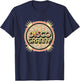 Disco Granny Retro 1970 Soul Music Groovy T-Shirt - T-Shirt | Navy