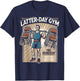 Latter-Day Gym Missionary LDS Church Funny Mormon T-Shirt - T-Shirt | Navy