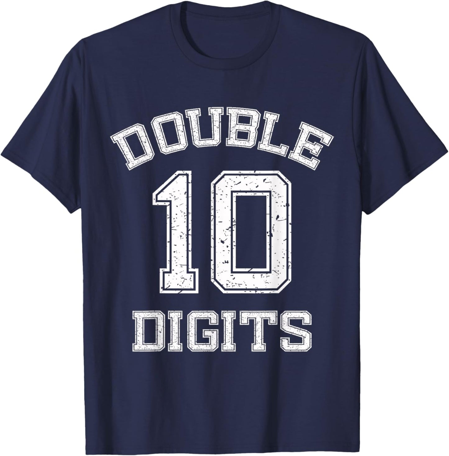 Official Double Digits 10th Birthday 10 Year Old Gifts T-Shirt - T-Shirt | Navy