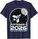 Artemis II Launch to The Moon 2026 T-Shirt - T-Shirt | Navy