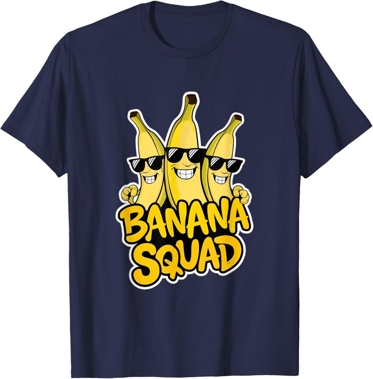 Funny Banana Squad Bananas Halloween Costume T-Shirt - T-Shirt | Navy