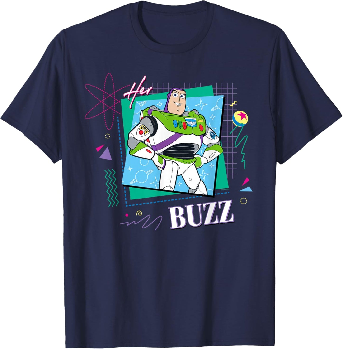 Disney and Pixar's Toy Story Couples Matching Her Buzz T-Shirt - T-Shirt | Navy