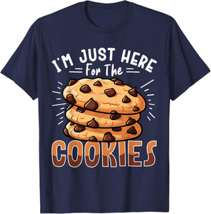 I'm Just Here For The Cookies T-Shirt - T-Shirt | Navy