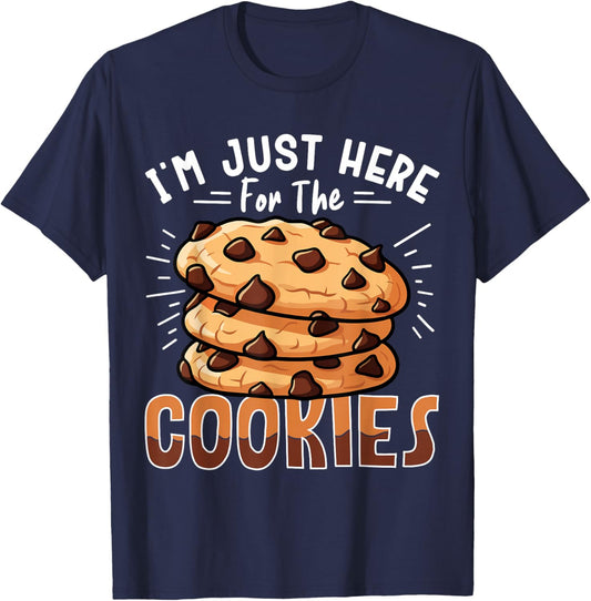 I'm Just Here For The Cookies T-Shirt - T-Shirt | Navy