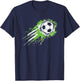 Soccer Ball Vintage Soccer Player Men Boys Kids T-Shirt - T-Shirt | Navy