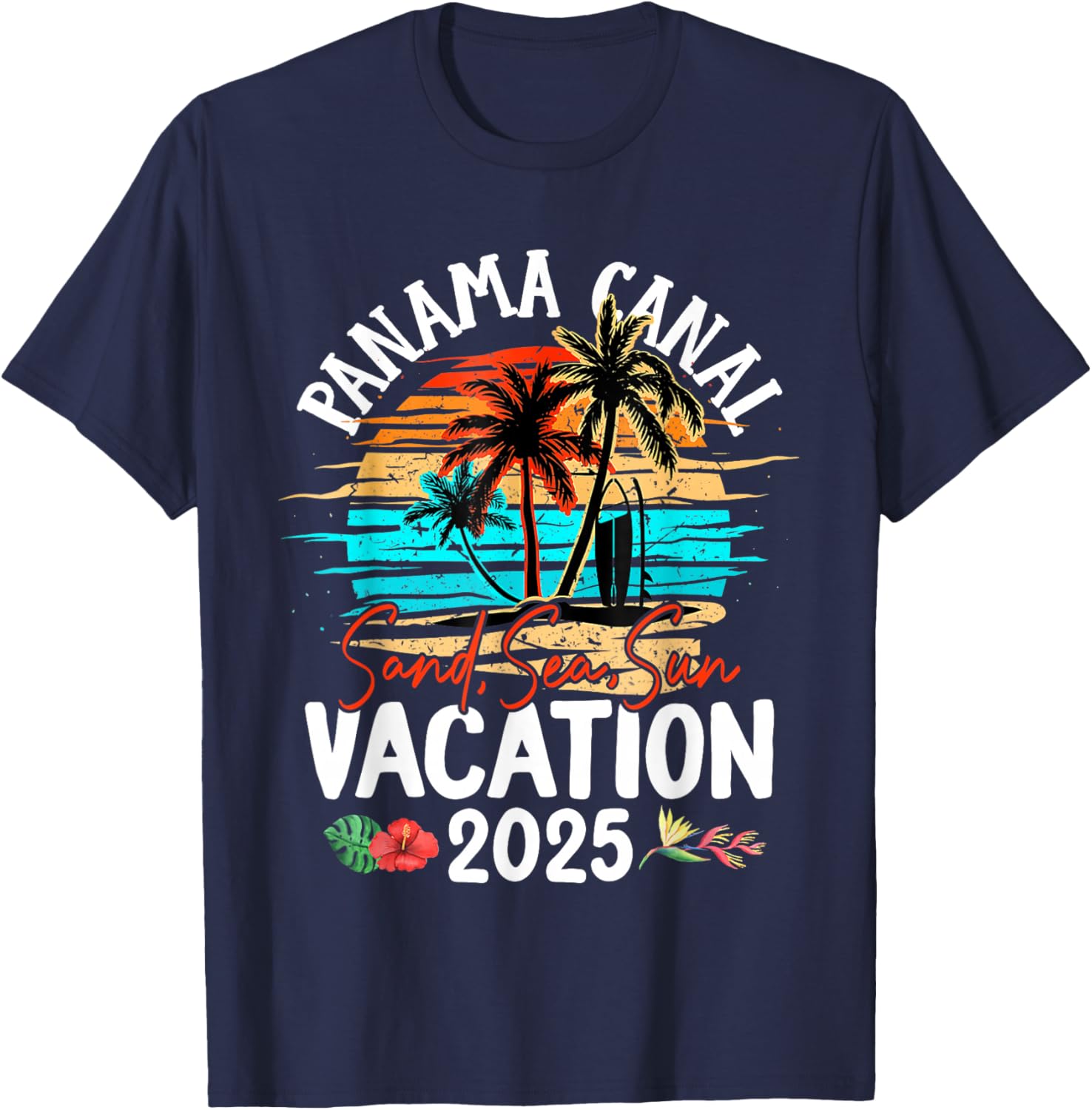 Panama Canal Vacation 2025 Matching Family Group T-Shirt - T-Shirt | Navy
