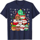 Squish Squad Merry Christmas Great Gifts Cute Kids Family T-Shirt - T-Shirt | Navy