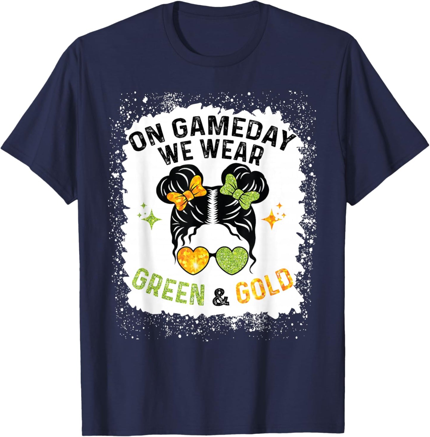 Messy Football T-Shirt - T-Shirt | Navy