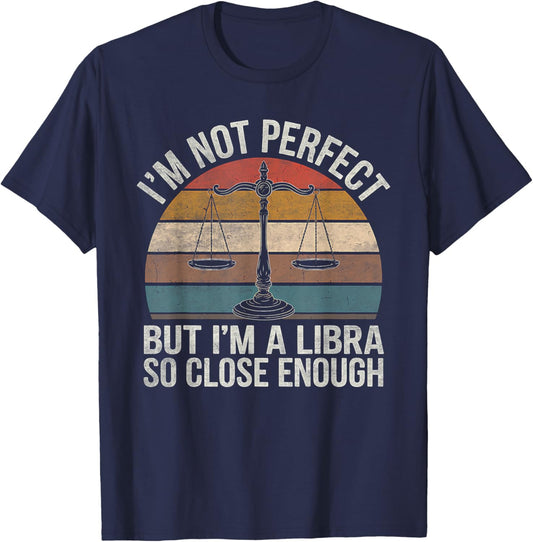 Libra Zodiac Sign Birthday Horoscope Astrology T-Shirt - T-Shirt | Navy