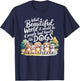 What Beautiful World Would Be If People Had Hearts Like Dogs T-Shirt - T-Shirt | Navy