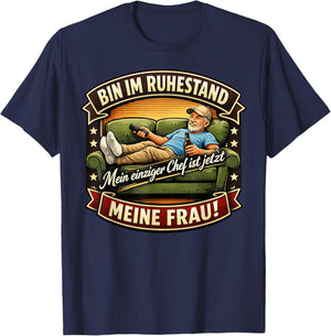 Rente 2026 Ruhestand Pension Pensionär Lustiges Rentner T-Shirt - T-Shirt | Navy