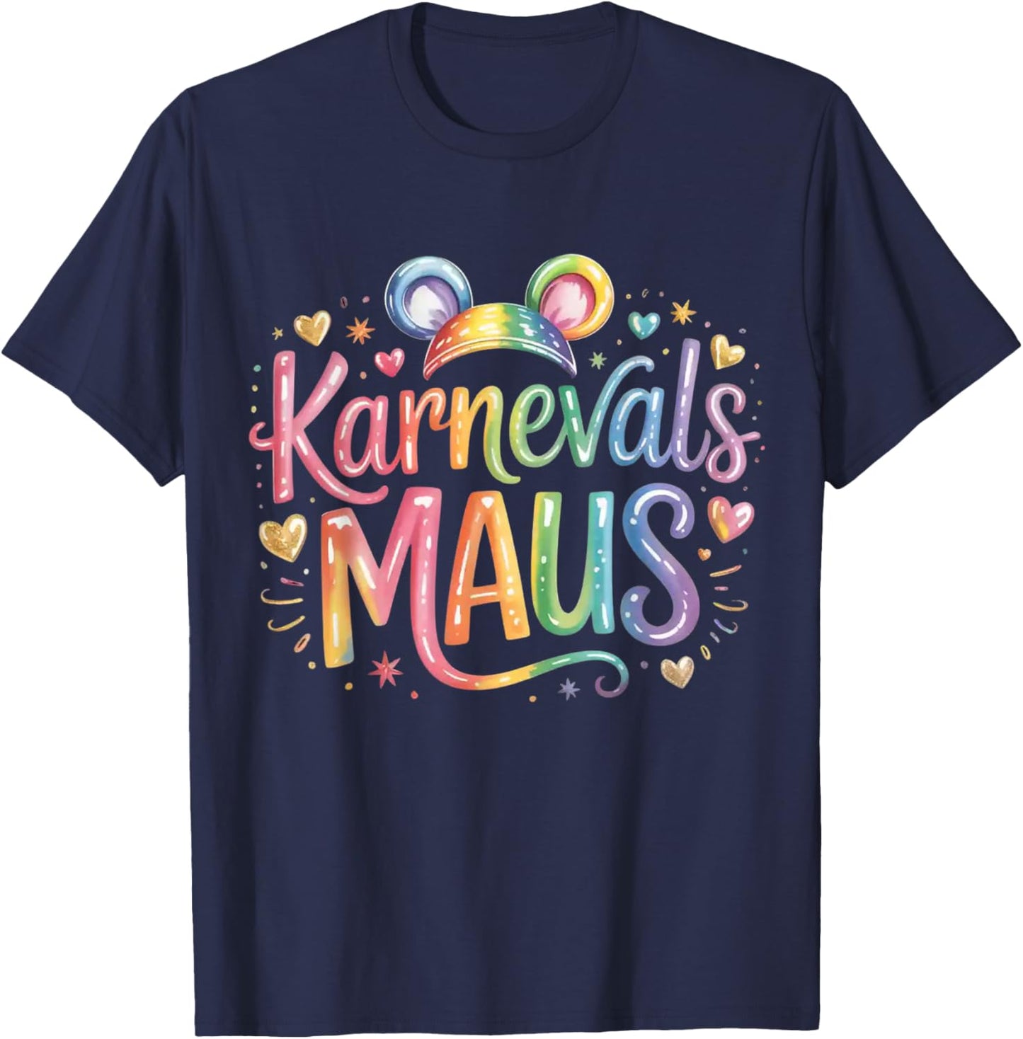 Carnival Mouse Cute Fancy Dress Motif and Children T-Shirt - T-Shirt | Navy