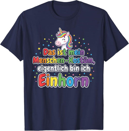 My People Costume Bin Unicorn for Carnival and Fancy Dress T-Shirt - T-Shirt | Navy