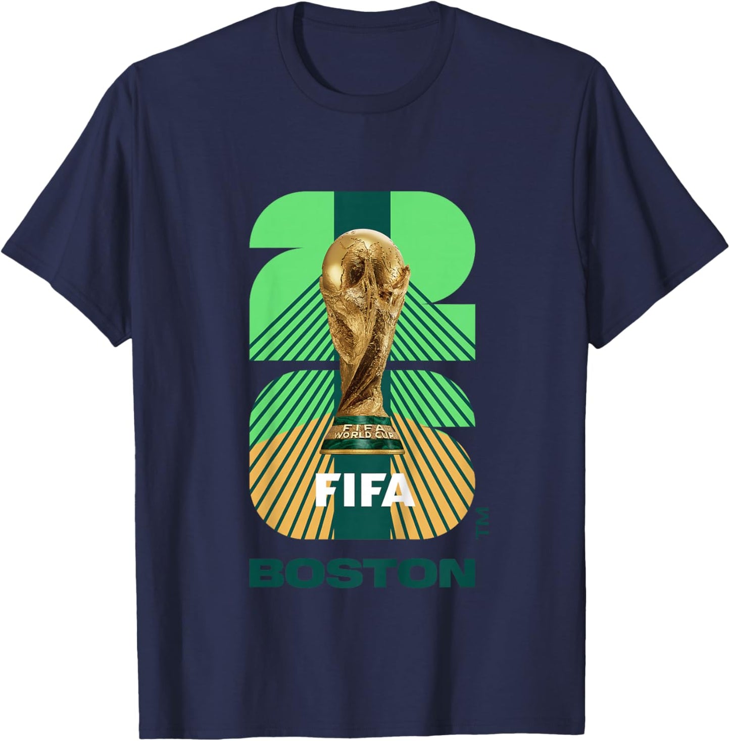 Enfant Coupe du Monde FIFA 26 Boston Trophy Couleur T-Shirt - T-Shirt | Navy