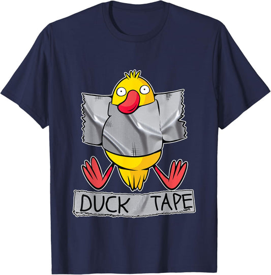 Funny Duck Tape T-Shirt - T-Shirt | Navy
