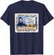 Ol' Dirty Bastard Return To The 36 Chambers ID Card ODB T-Shirt - T-Shirt | Navy