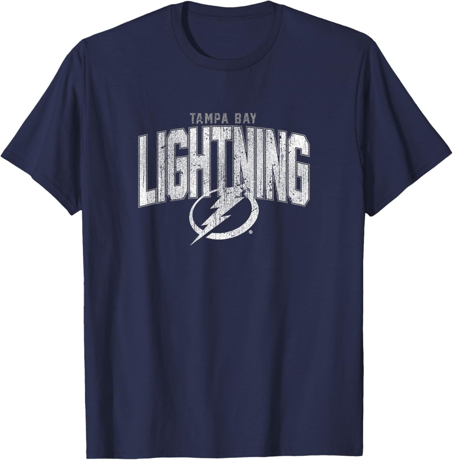 Hockey d'époque de la LNH Lightning de Tampa Bay T-Shirt - T-Shirt | Navy