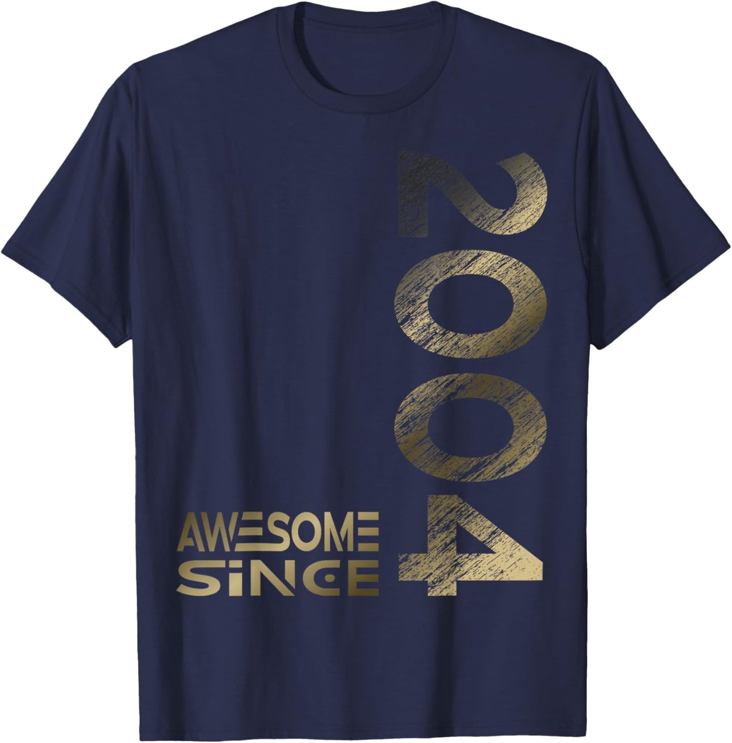 Awesome since 2004 22th Birthday T-Shirt - T-Shirt | Navy
