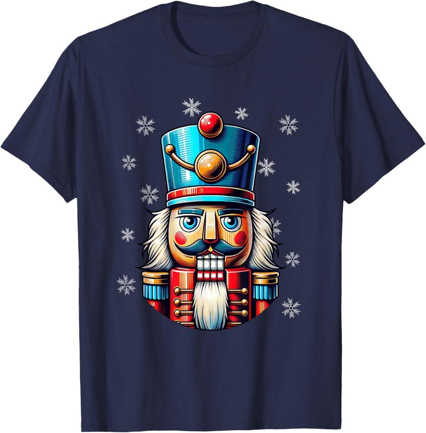 Christmas Nutcracker Men Women Nutcrackers Xmas T-Shirt - T-Shirt | Navy