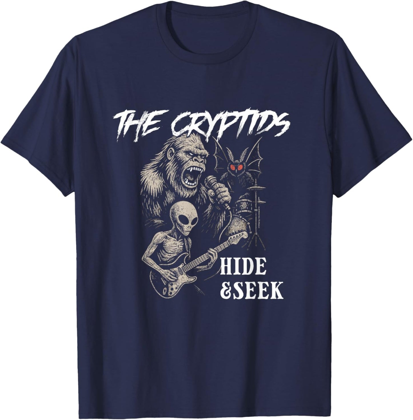 The Cryptids T-Shirt - T-Shirt | Navy