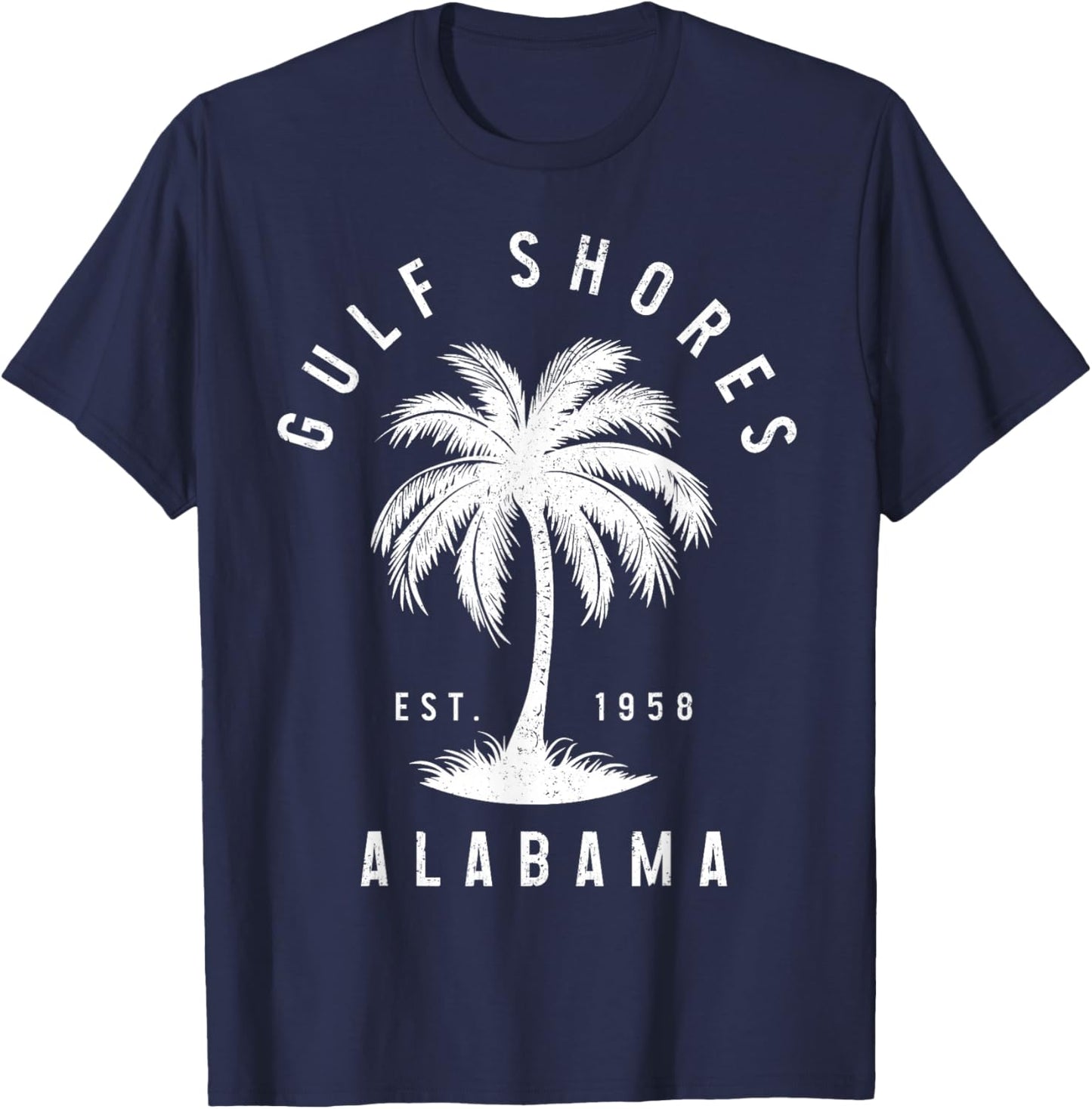 Gulf Shores Alabama T-Shirt - T-Shirt | Navy