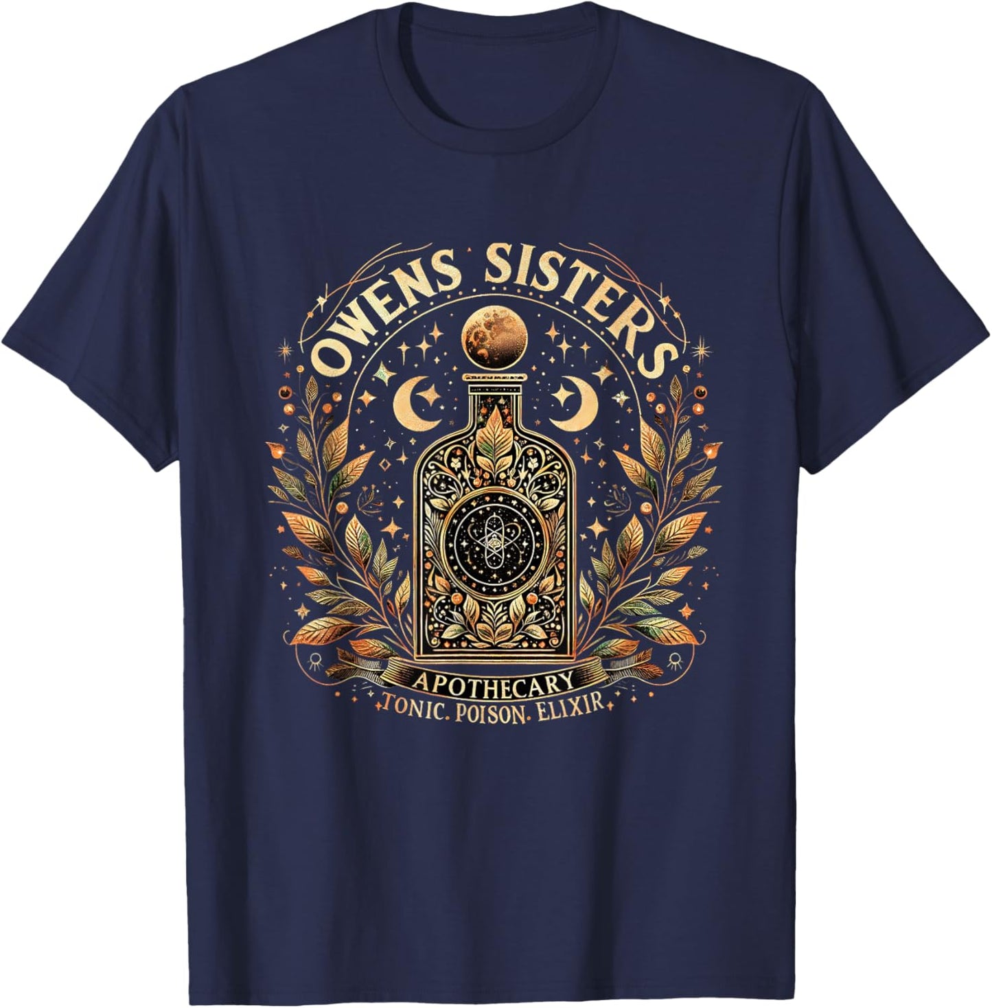 Halloween Sisters Practical Magic Girls Womans T-Shirt - T-Shirt | Navy