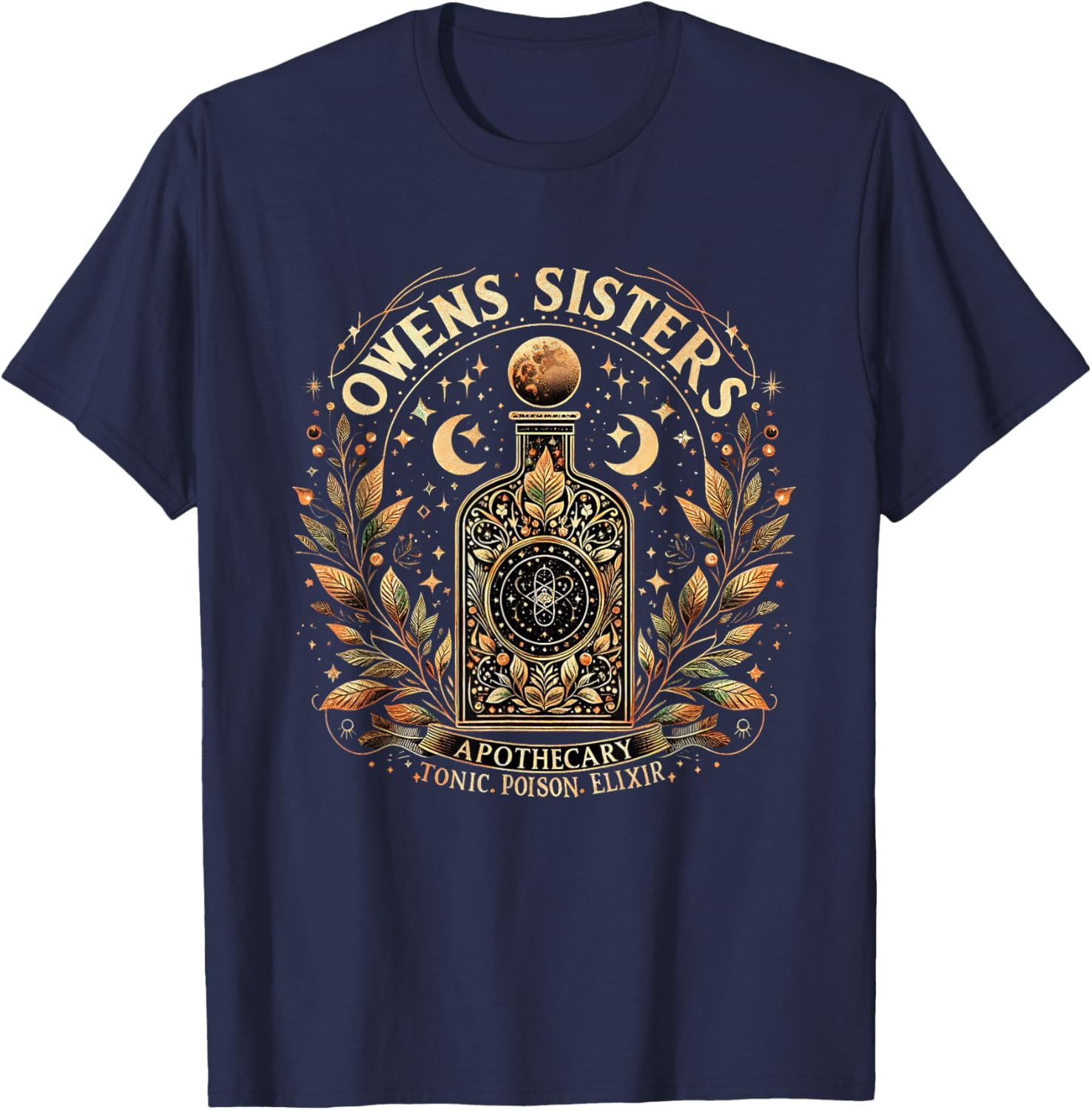 Halloween Sisters Practical Magic Girls Womans T-Shirt - T-Shirt | Navy
