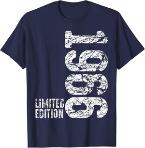 60th Birthday Man Woman 60 Years 1966 Decorative Gift Funny T-Shirt - T-Shirt | Navy