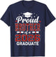 Proud Brother of A 2026 Graduate Class of Graduation T-Shirt - T-Shirt | Navy