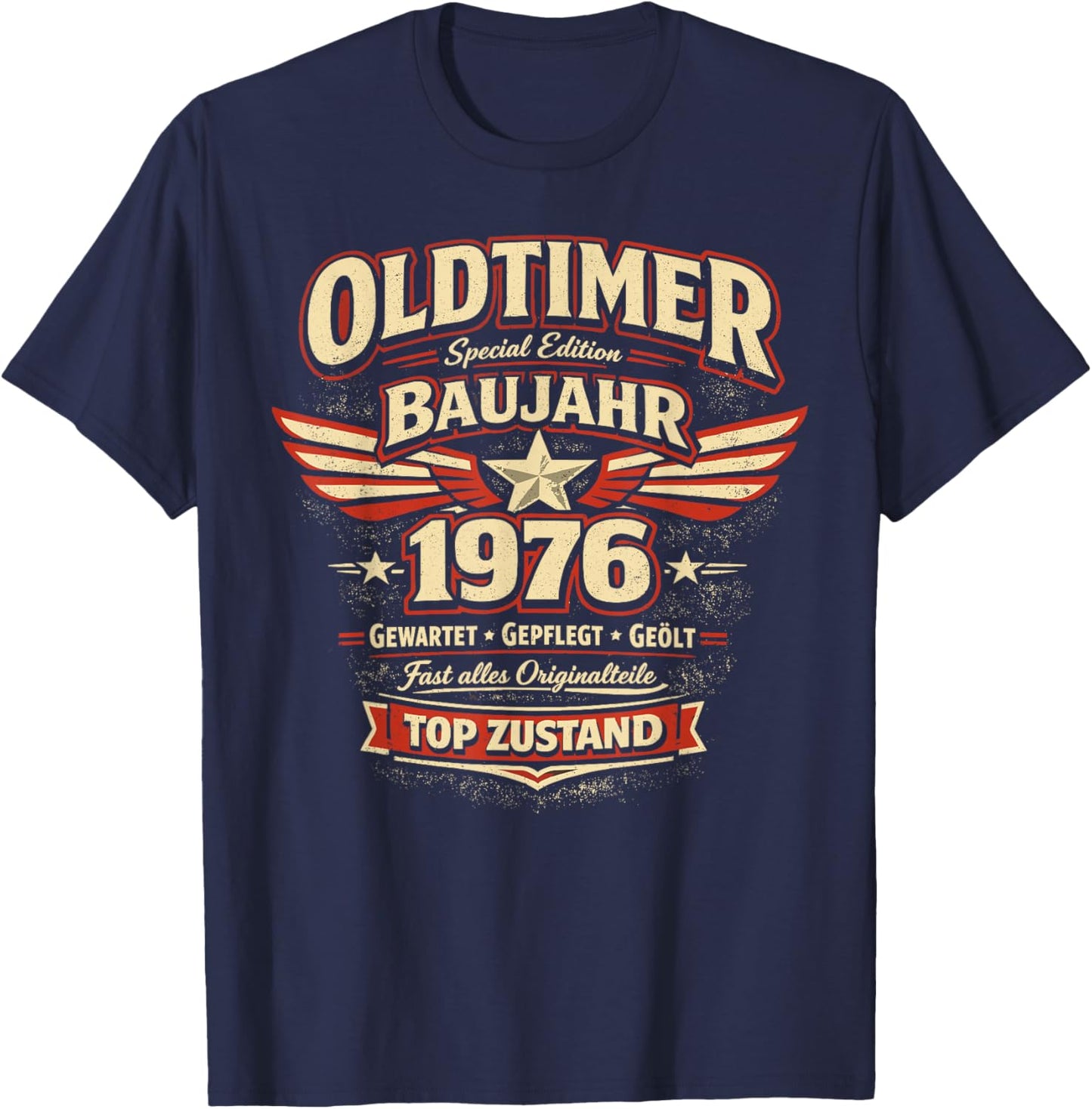 1976 Oldtimer 50th Birthday T-Shirt - T-Shirt | Navy