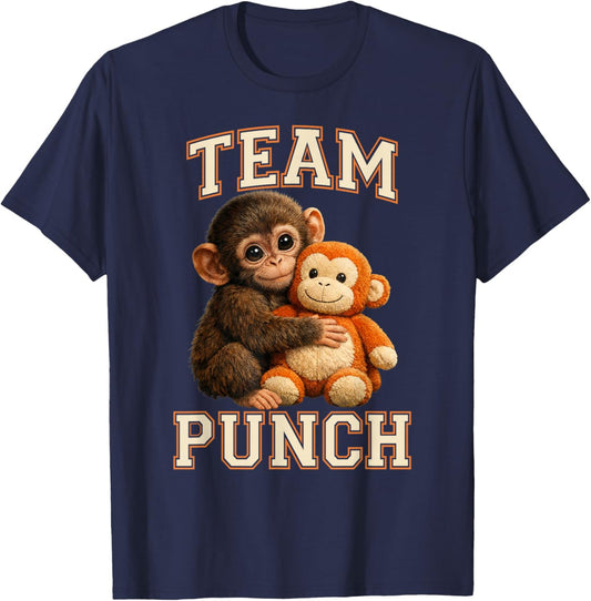 Baby Monkey Punch Team Punch T-Shirt - T-Shirt | Navy